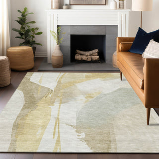 Dalyn Ravenna RN7 Beige Machine Washable Area Rug Lifestyle Image Feature