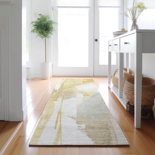 Dalyn Ravenna RN7 Beige Machine Washable Area Rug Runner Lifestyle Image Feature