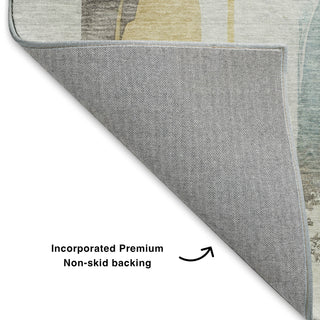 Dalyn Ravenna RN7 Gold Machine Washable Area Rug Backing Image