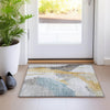 Dalyn Ravenna RN7 Gold Machine Washable Area Rug Scatter Lifestyle Image Feature