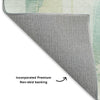 Dalyn Ravenna RN7 Teal Machine Washable Area Rug Backing Image