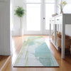 Dalyn Ravenna RN7 Teal Machine Washable Area Rug Runner Lifestyle Image Feature