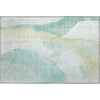 Dalyn Ravenna RN7 Teal Machine Washable Area Rug Scatter Main Image