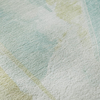 Dalyn Ravenna RN7 Teal Machine Washable Area Rug Swatch Image
