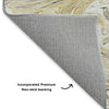 Dalyn Ravenna RN8 Linen Machine Washable Area Rug Backing Image