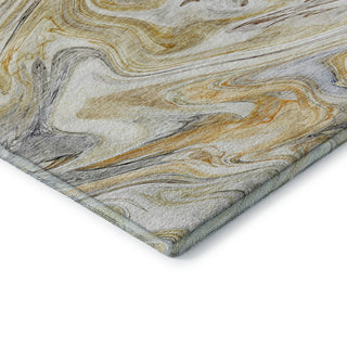 Dalyn Ravenna RN8 Linen Machine Washable Area Rug Corner Image