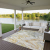 Dalyn Ravenna RN8 Linen Machine Washable Area Rug Outdoor Lifestyle Image Feature
