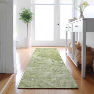 Dalyn Ravenna RN8 Sage Machine Washable Area Rug Runner Lifestyle Image Feature