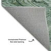 Dalyn Ravenna RN8 Teal Machine Washable Area Rug Backing Image