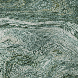 Dalyn Ravenna RN8 Teal Machine Washable Area Rug Swatch Image