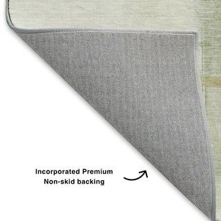 Dalyn Ravenna RN9 Aloe Machine Washable Area Rug Backing Image