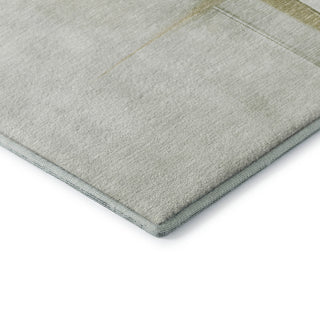 Dalyn Ravenna RN9 Aloe Machine Washable Area Rug Corner Image