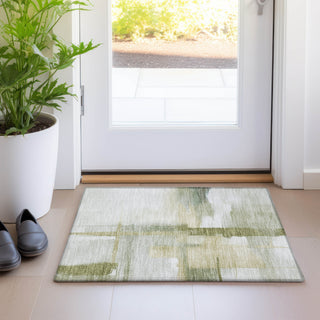 Dalyn Ravenna RN9 Aloe Machine Washable Area Rug Scatter Lifestyle Image Feature