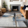 Dalyn Ravenna RN9 Blue Machine Washable Area Rug Lifestyle Image Feature
