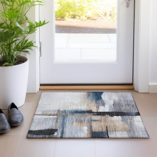 Dalyn Ravenna RN9 Blue Machine Washable Area Rug Scatter Lifestyle Image Feature