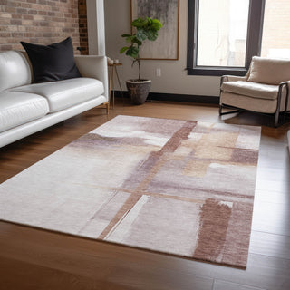 Dalyn Ravenna RN9 Blush Machine Washable Area Rug Lifestyle Image Feature