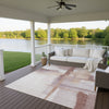 Dalyn Ravenna RN9 Blush Machine Washable Area Rug Outdoor Lifestyle Image Feature