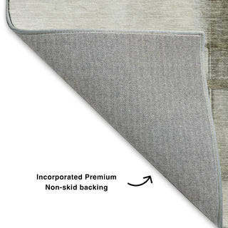 Dalyn Ravenna RN9 Gray Machine Washable Area Rug Backing Image