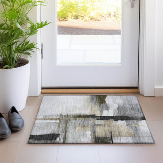 Dalyn Ravenna RN9 Gray Machine Washable Area Rug Scatter Lifestyle Image Feature