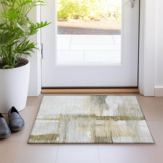 Dalyn Ravenna RN9 Putty Machine Washable Area Rug Scatter Lifestyle Image Feature