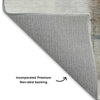 Dalyn Ravenna RN9 Taupe Machine Washable Area Rug Backing Image