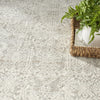 Nourison Renewed RNW01 Silver Ivory Area Rug Corner Image