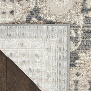 Nourison Renewed RNW02 Charcoal Area Rug Corner Image