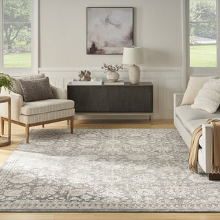 Nourison Renewed RNW02 Charcoal Area Rug Room Image Feature