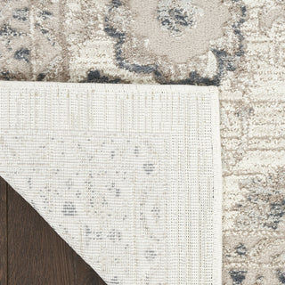 Nourison Renewed RNW02 Ivory Multicolor Area Rug Corner Image