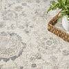 Nourison Renewed RNW02 Ivory Multicolor Area Rug Corner Image