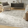 Nourison Renewed RNW02 Ivory Multicolor Area Rug Corner Image