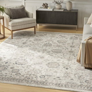 Nourison Renewed RNW02 Ivory Multicolor Area Rug Corner Image