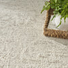 Nourison Renewed RNW03 Ivory Beige Area Rug Corner Image