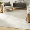 Nourison Renewed RNW03 Ivory Beige Area Rug Corner Image