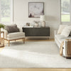 Nourison Renewed RNW03 Ivory Beige Area Rug Room Image Feature