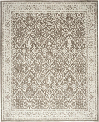 Nourison Renewed RNW04 Ivory Mocha Area Rug Main Image