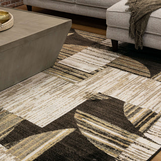 Karastan Milestones Rock Ridge Grey Area Rug by Drew and Jonathan Home Lifestyle Image Feature