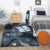 Mohawk Home Prismatic Rock Star Blue Area Rug