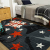 Mohawk Home Prismatic Rock Star Red Area Rug