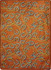 Joy Carpets Kaleidoscope Rodeo Rust Area Rug