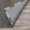LR Home Rondane 03421 Dark Gray/Natural Area Rug Backing Image