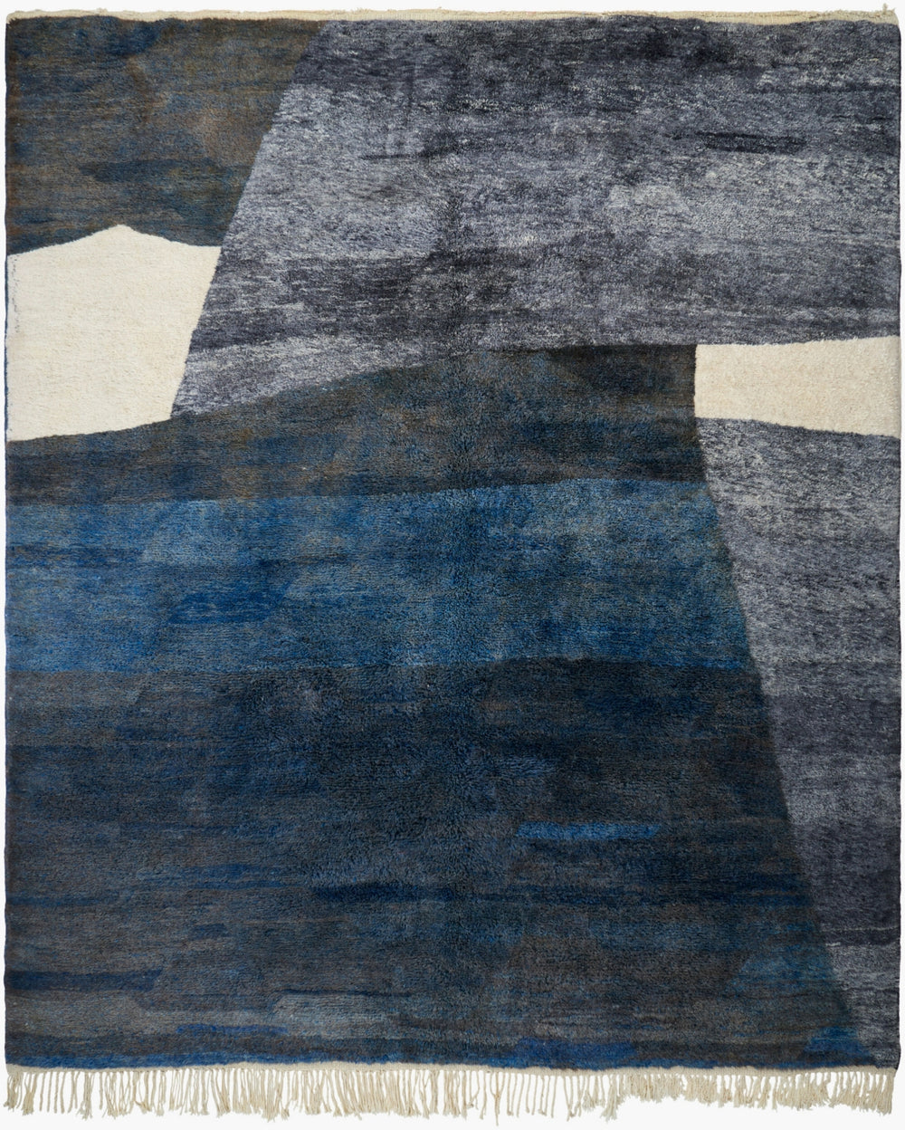 Surya Reproduction One of a Kind ROOAK-1009 Indigo Area Rug