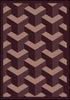 Joy Carpets Kaleidoscope Rooftop Plum Area Rug