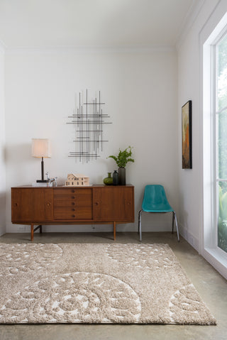 Loloi Enchant EN-05 Beige Area Rug Roomscene Feature