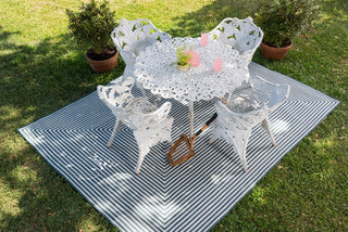 Loloi In/Out IO-01 Blue Area Rug Roomscene Feature