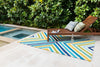 Loloi Palm Springs PM-01 Blue / Green Area Rug by Dann Foley Roomscene Feature