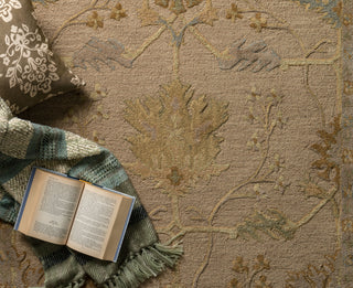 Loloi Walden WD-02 Sand / Slate Area Rug Roomscene Feature