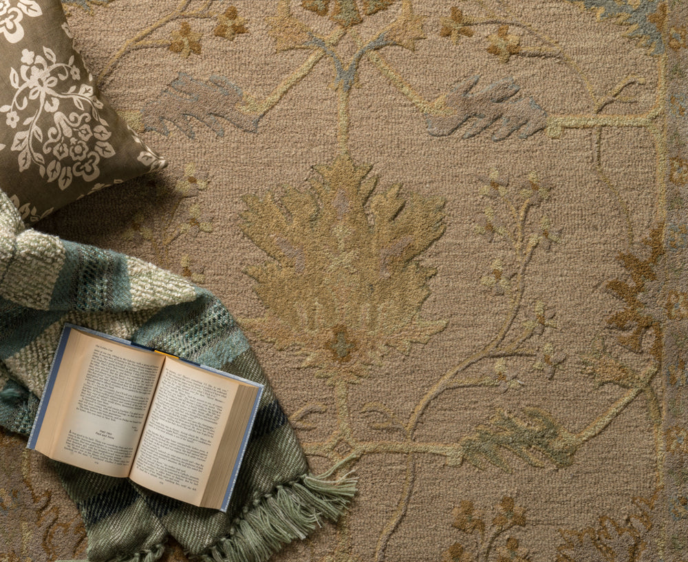 Loloi Walden WD-02 Sand / Slate Area Rug Roomscene Feature