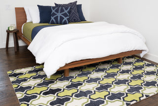 Loloi Weston HWS10 Lime / Charcoal Area Rug Alternate Image