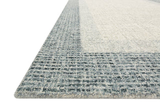 Loloi Rosina ROI-01 Grey/Blue Area Rug Corner Image